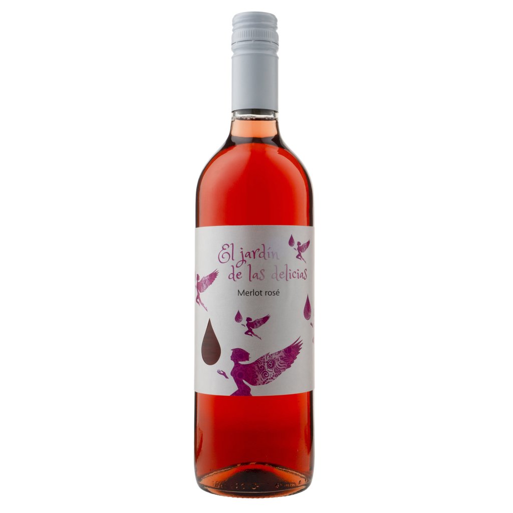 Merlot rosé, polosuché, El jardín de las delicias