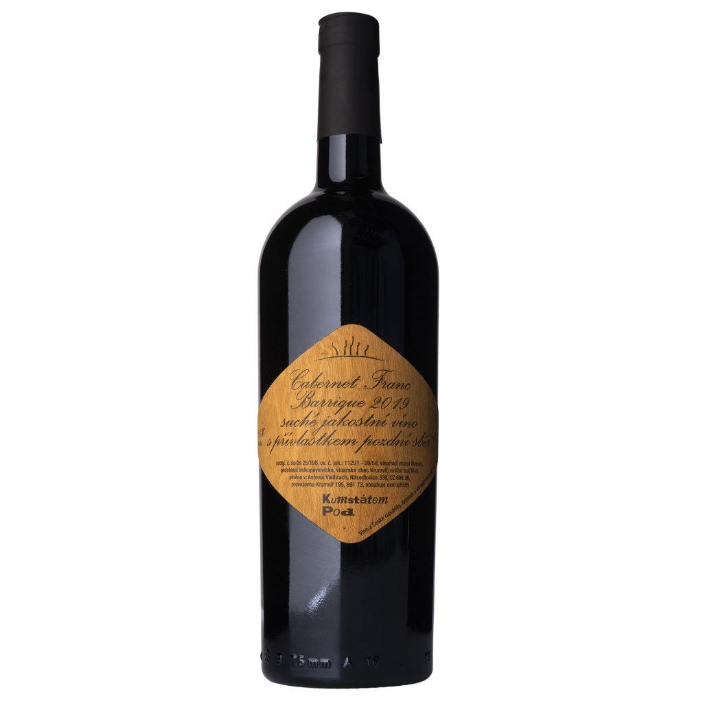 Cabernet Franc Barrique 2019, suché, Pod Kumstátem