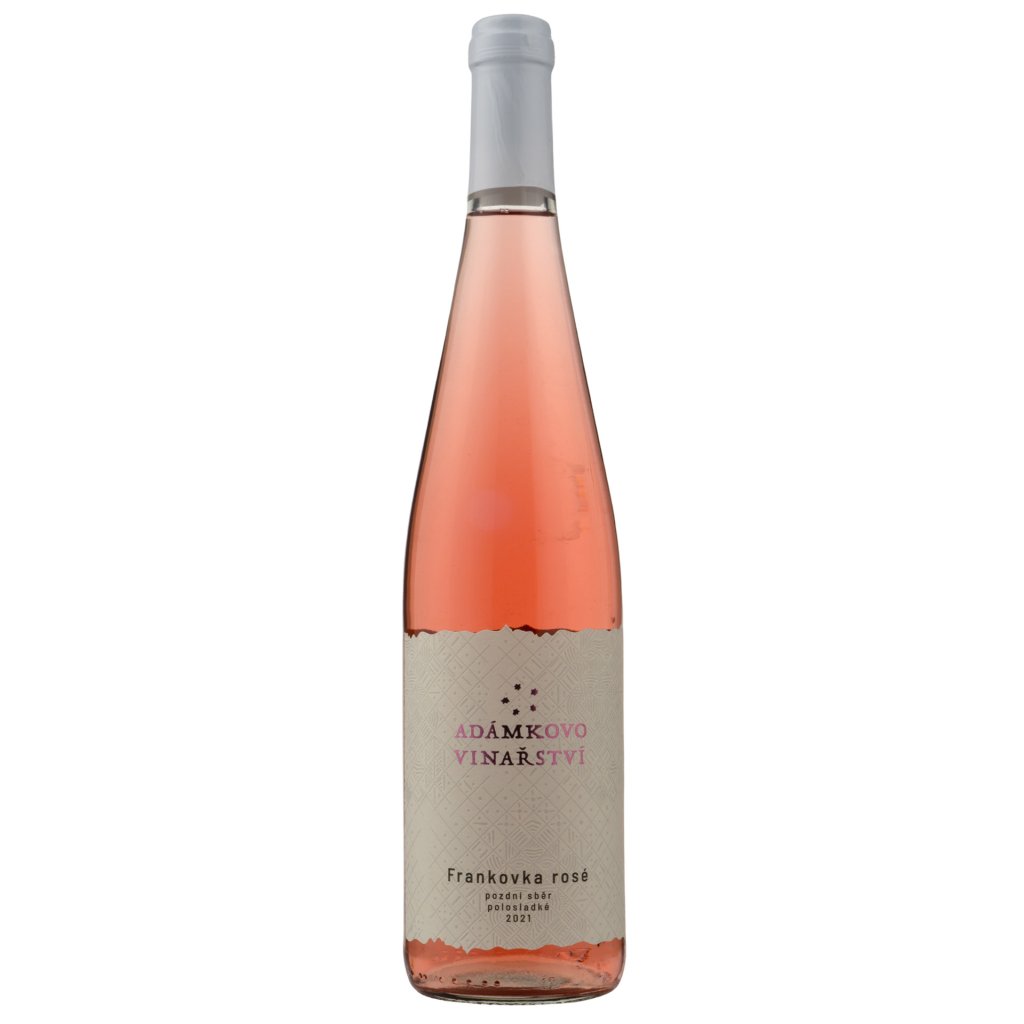 Frankovka Rosé 2021, polosladké, Adámkovo vinařství