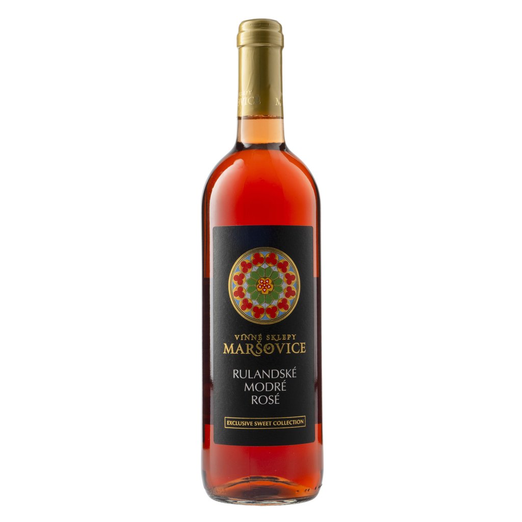 Rulandské modré Rosé 2020, sladké, Vinné sklepy Maršovice