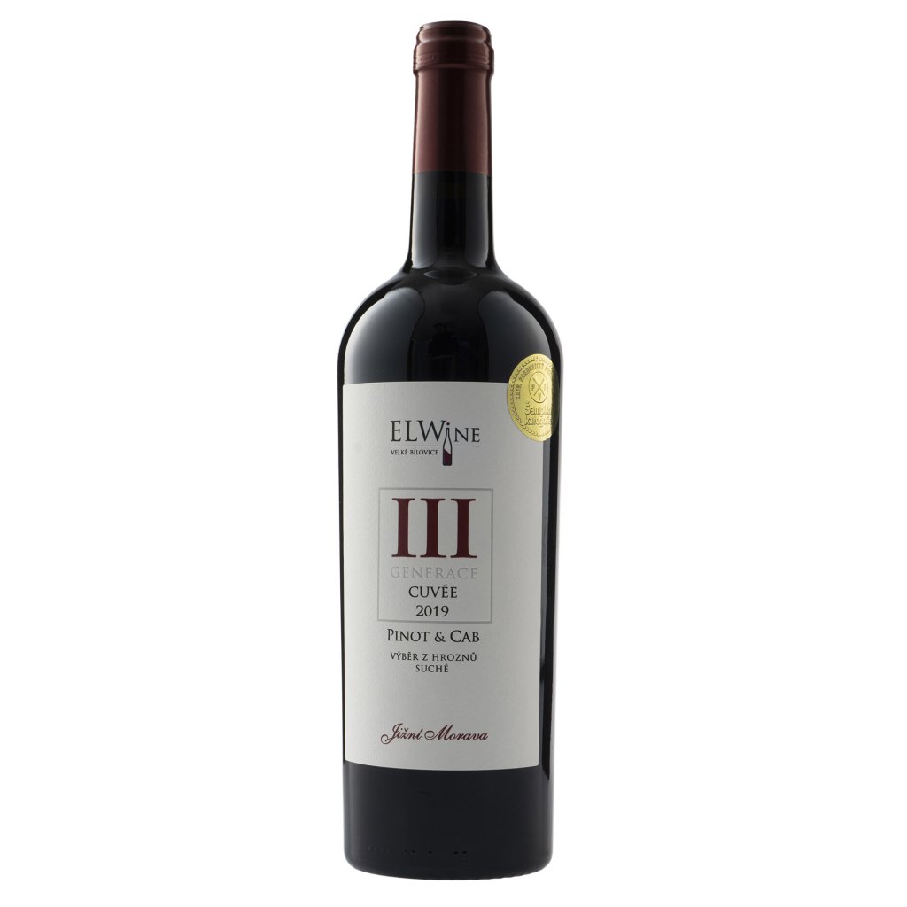 III. Generace Pinot & Cab 2019, suché, ELWINE Velké Bílovice