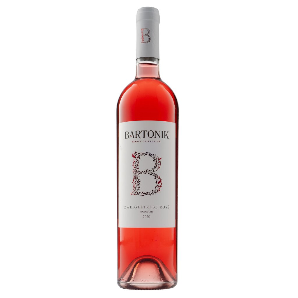 Zwegeltrebe Rosé 2020, polosuché, BARTONIK - rodinné vinařství