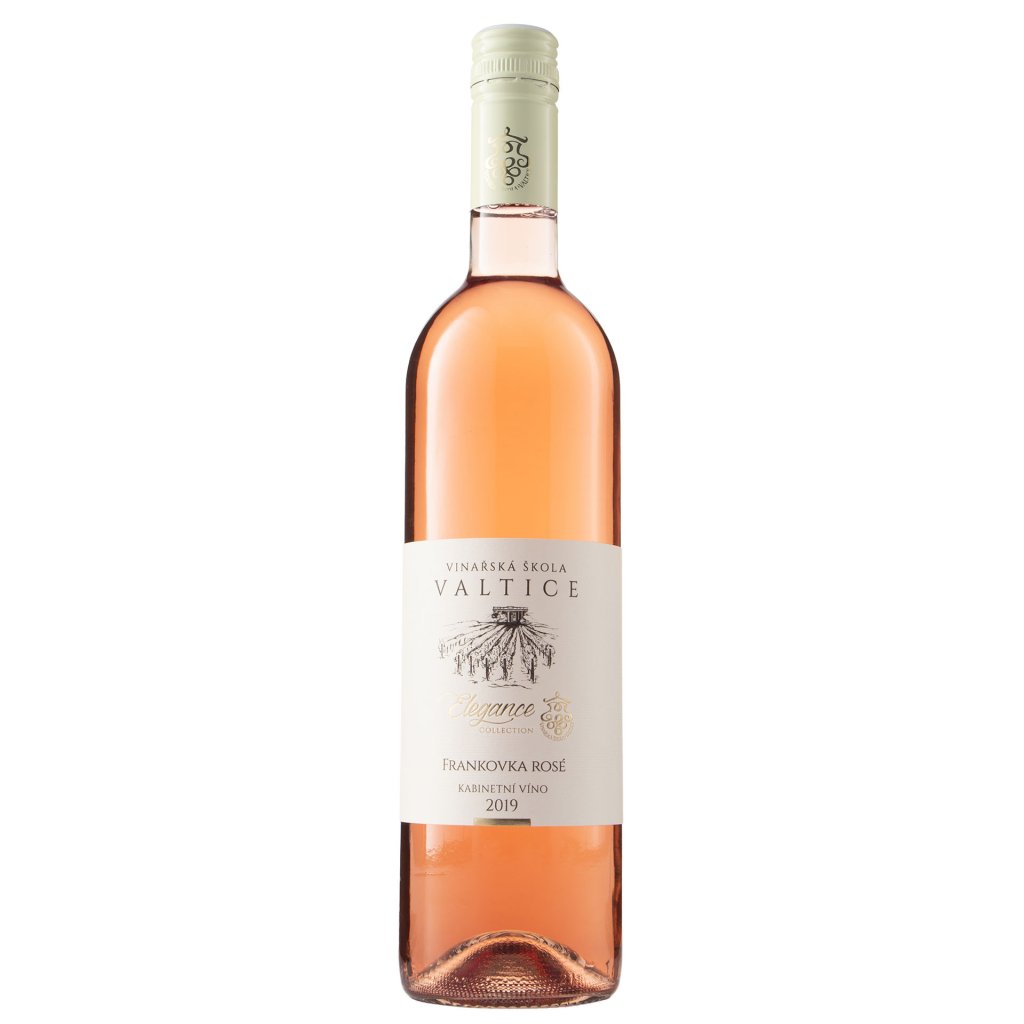 Frankovka Rosé 2019, polosuché, Střední vinařská škola Valtice