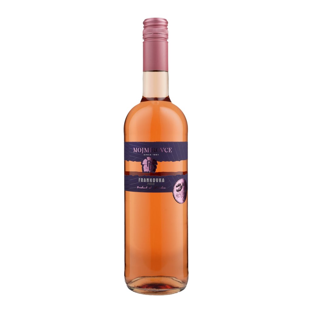 Frankovka modrá rosé 2021, polosuché, PD Mojmírovce