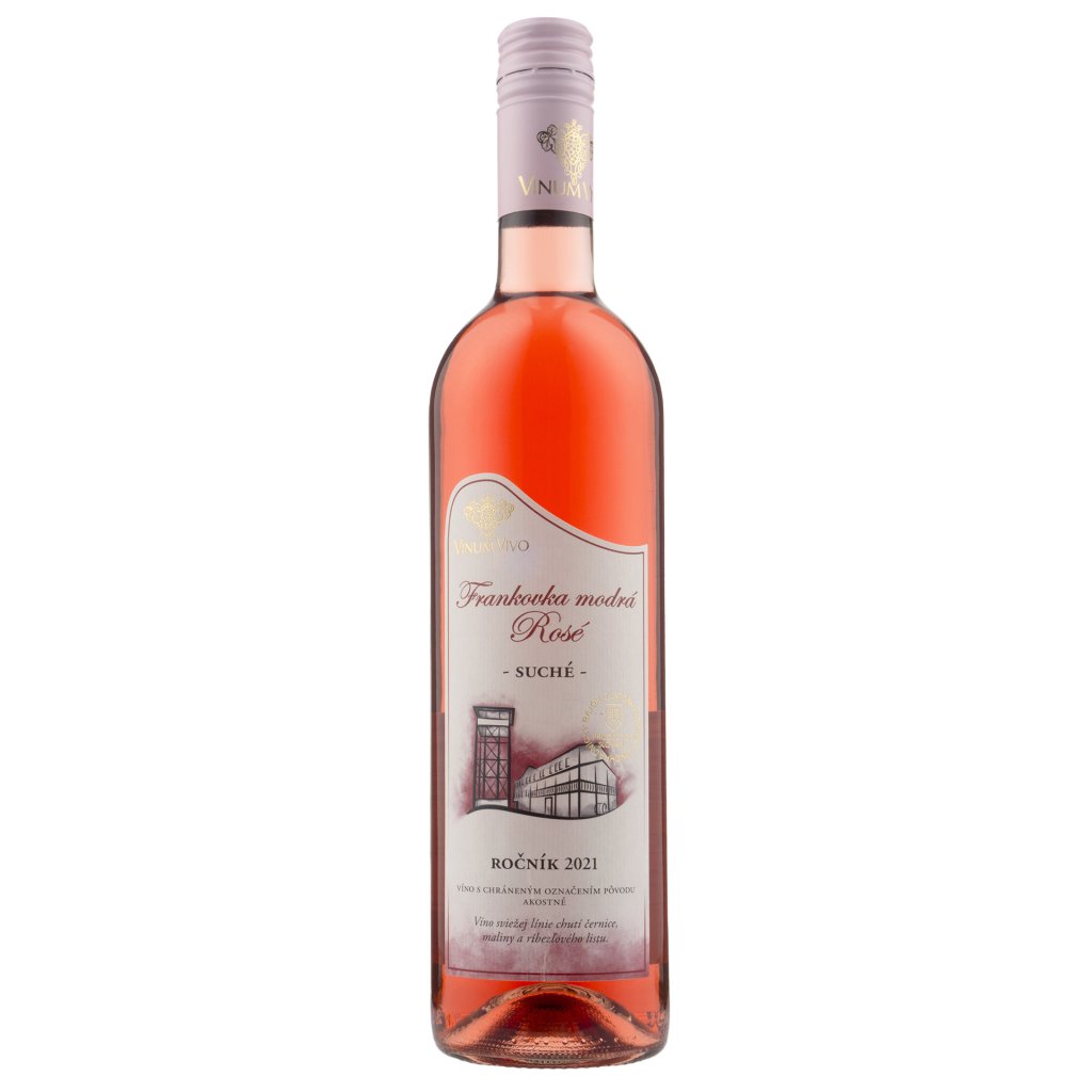 Frankovka modrá rosé 2021, suché, VINUM VIVO