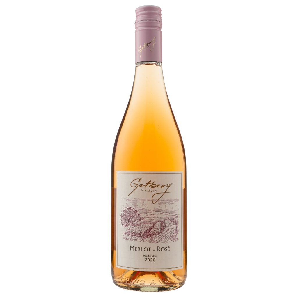 Merlot rosé 2020, polosuché, Gotberg