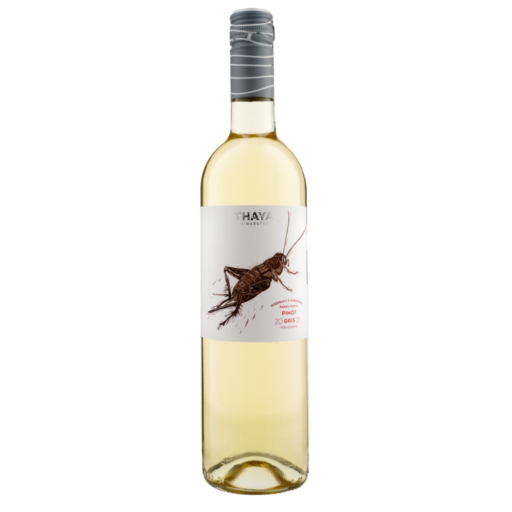 Pinot Gris 2021, polosuché, THAYA vinařství
