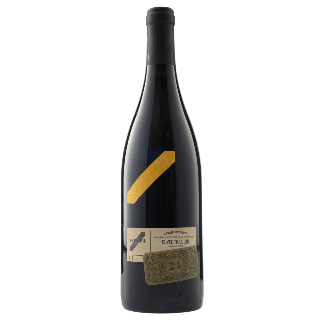 Cuvée Tricolor Grand reserva 2018, suché, Rodinné vinařství Skoupil