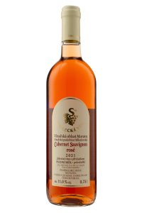 Cabernet Sauvignon rosé 2021, polosladké, Sedlecká vína