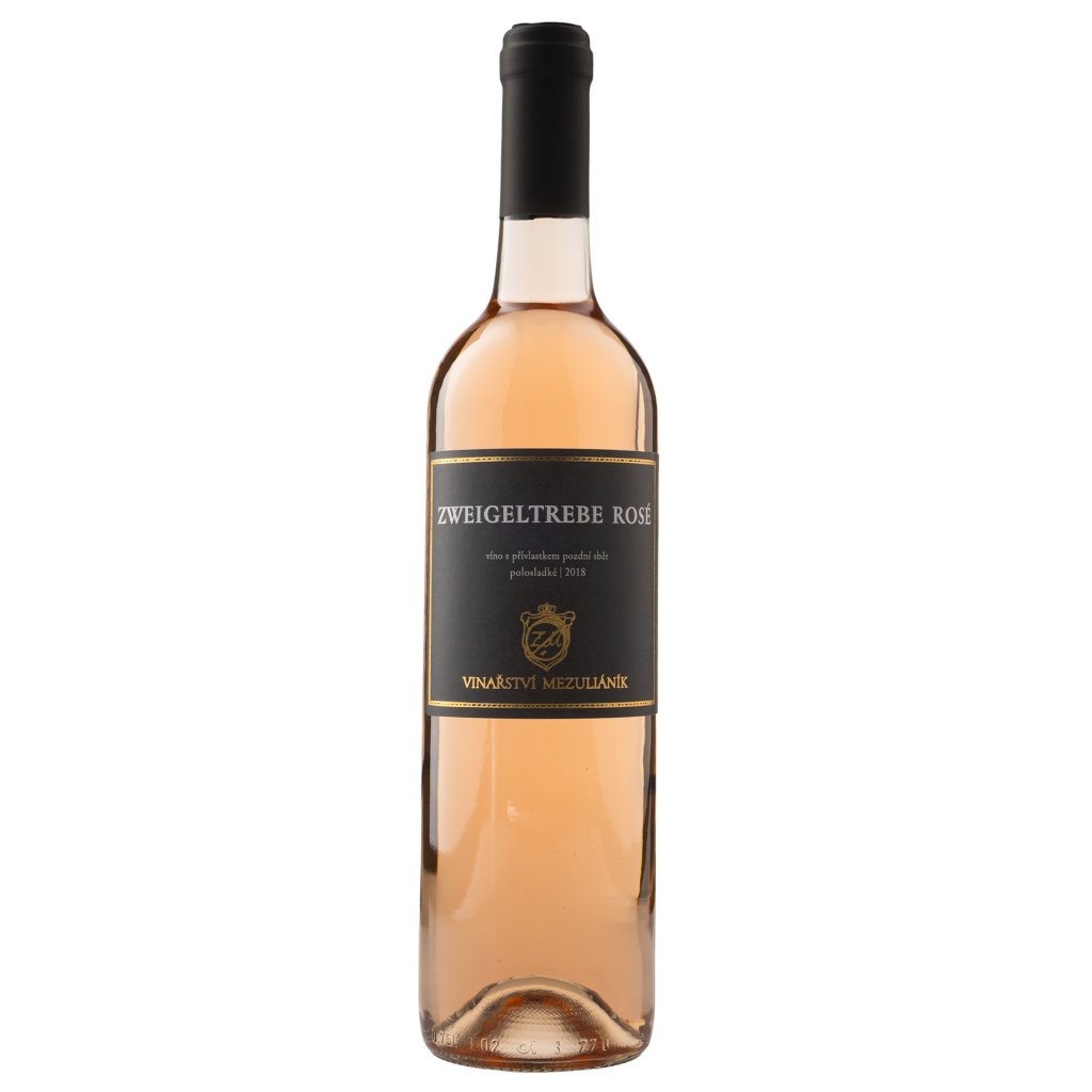 Zweigeltrebe Rosé 2018, polosladké, Vinařství Mezuliáník