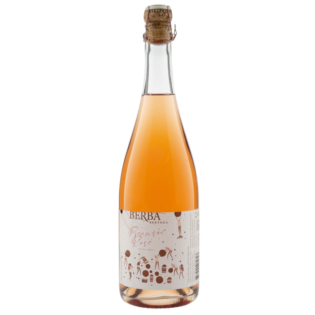 Rosé sekt, Berba Bertoša