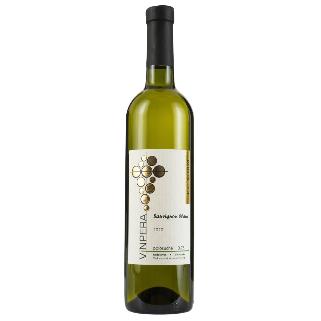 Sauvignon Blanc PREMIUM 2020, polosuché, ViNPERA