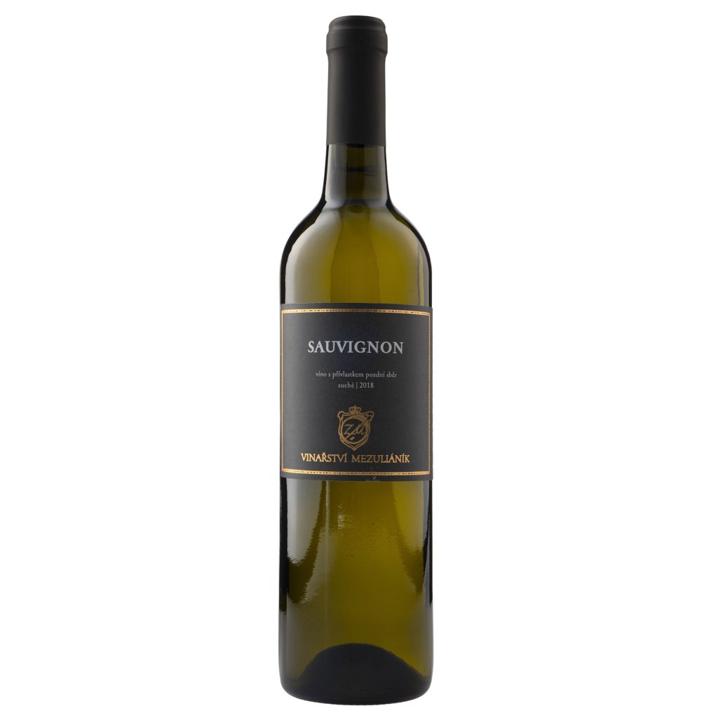 Sauvignon 2018, suché, Vinařství  Mezuliáník