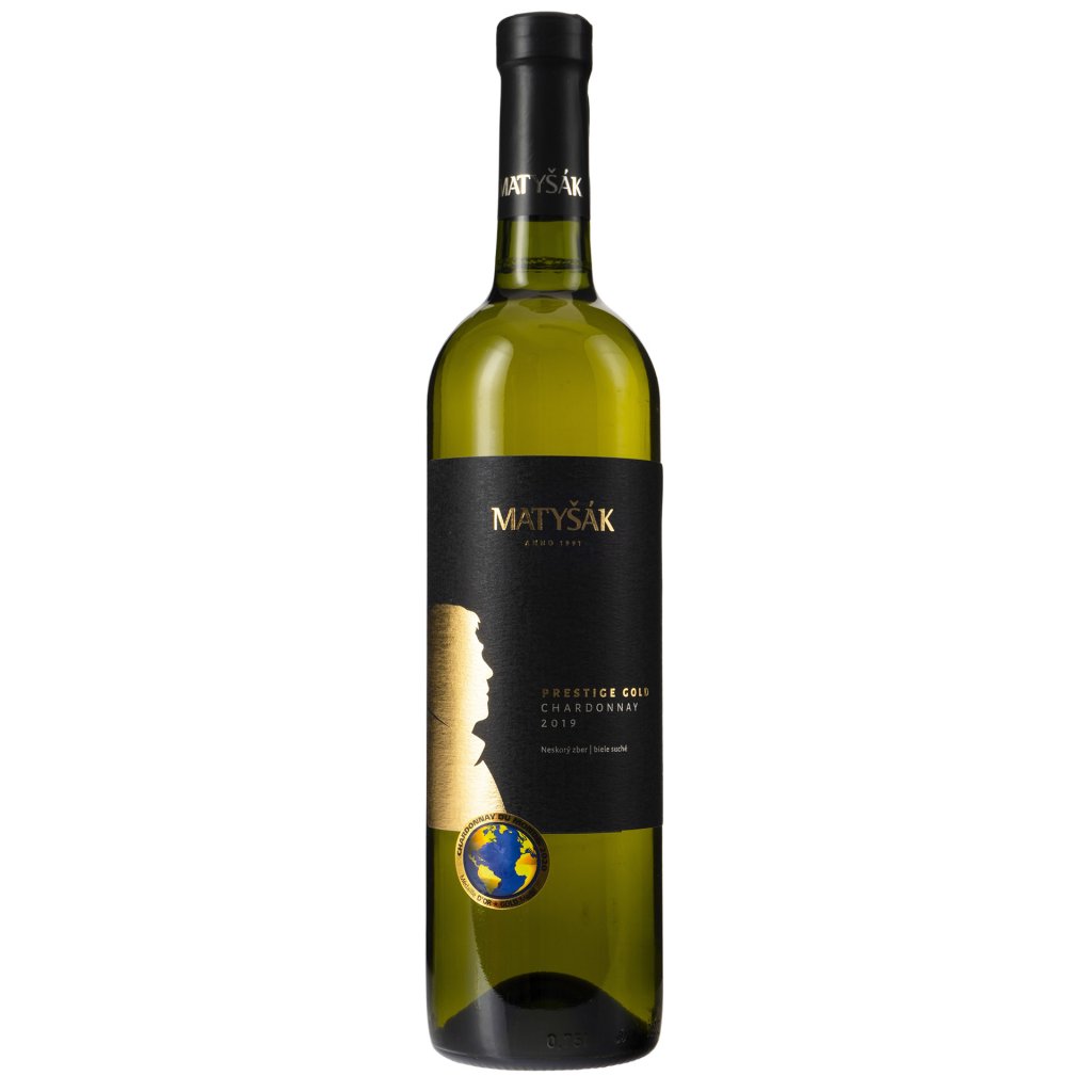 Chardonnay Gold Prestige Wine Selection 2019, suché, Víno Matyšák