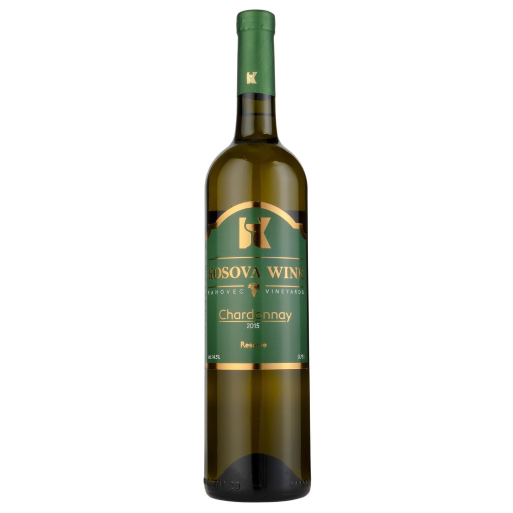 Chardonnay reserve 2015, suché, Kosova wine