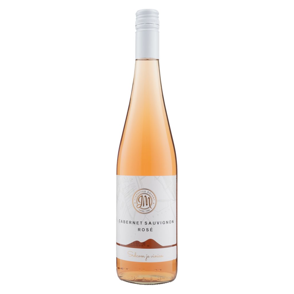 Cabernet Sauvignon rosé 2022, polosuché, JM Vinárstvo Doľany