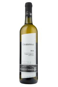 Chardonnay 2024, polosladké, Vinařství Šabata