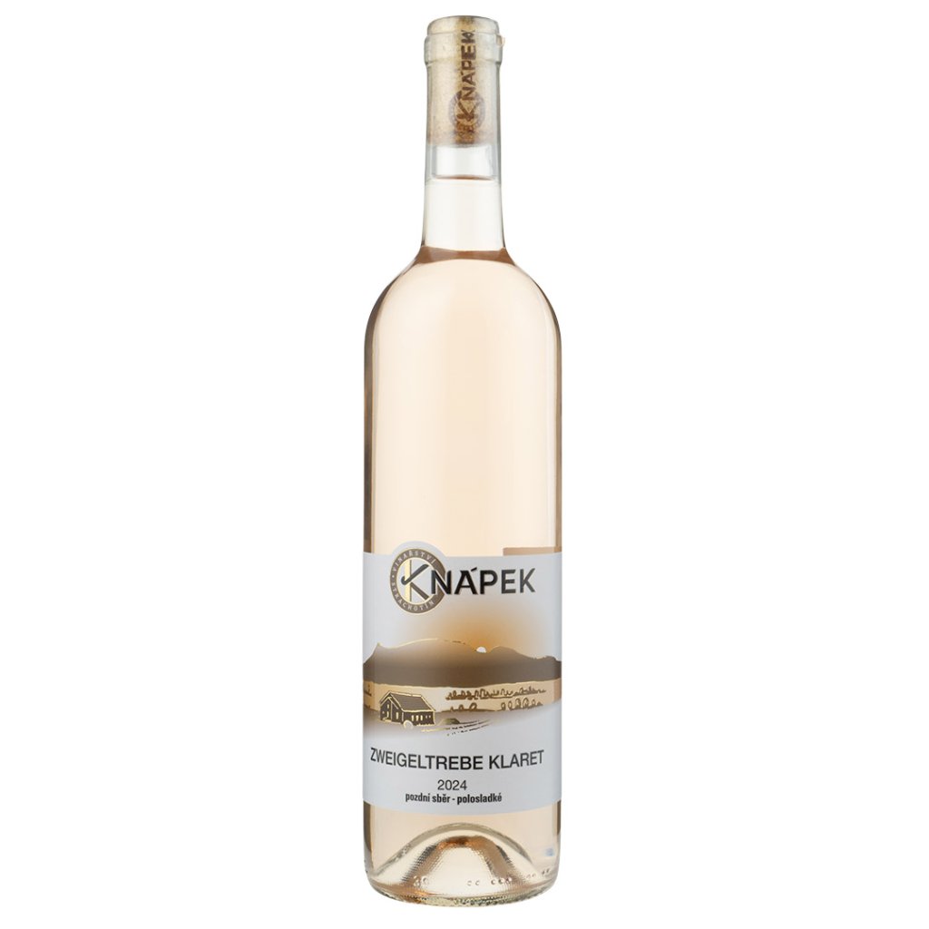 Zweigeltrebe KLARET 2024, polosladké, Vinařství Knápek