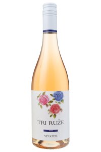 Tri ruže 2024, polosuché, VÍNO VELKEER