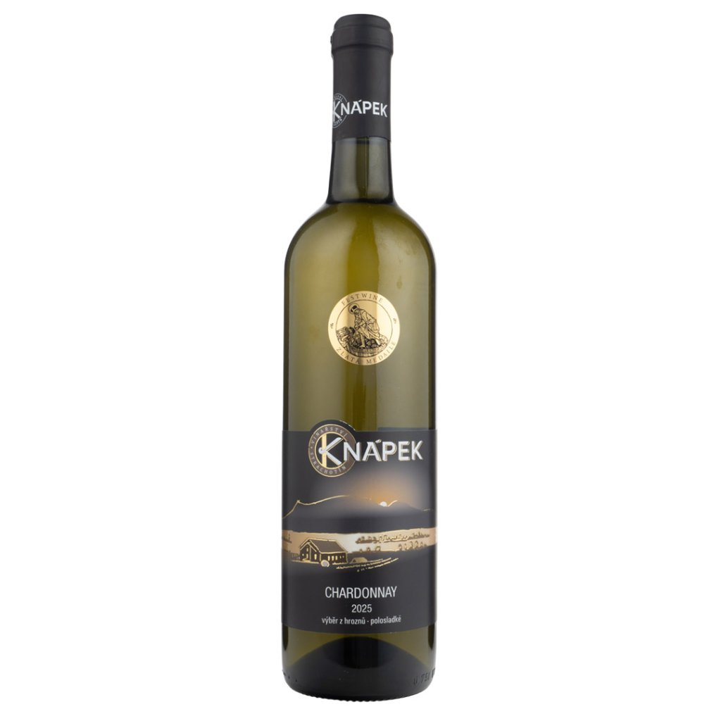 Chardonnay 2025, polosladké, Vinařství Knápek
